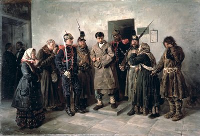 Der Verurteilte, 1879 von Vladimir Egorovic Makovsky